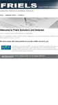 Mobile Screenshot of frielssolicitors.co.uk